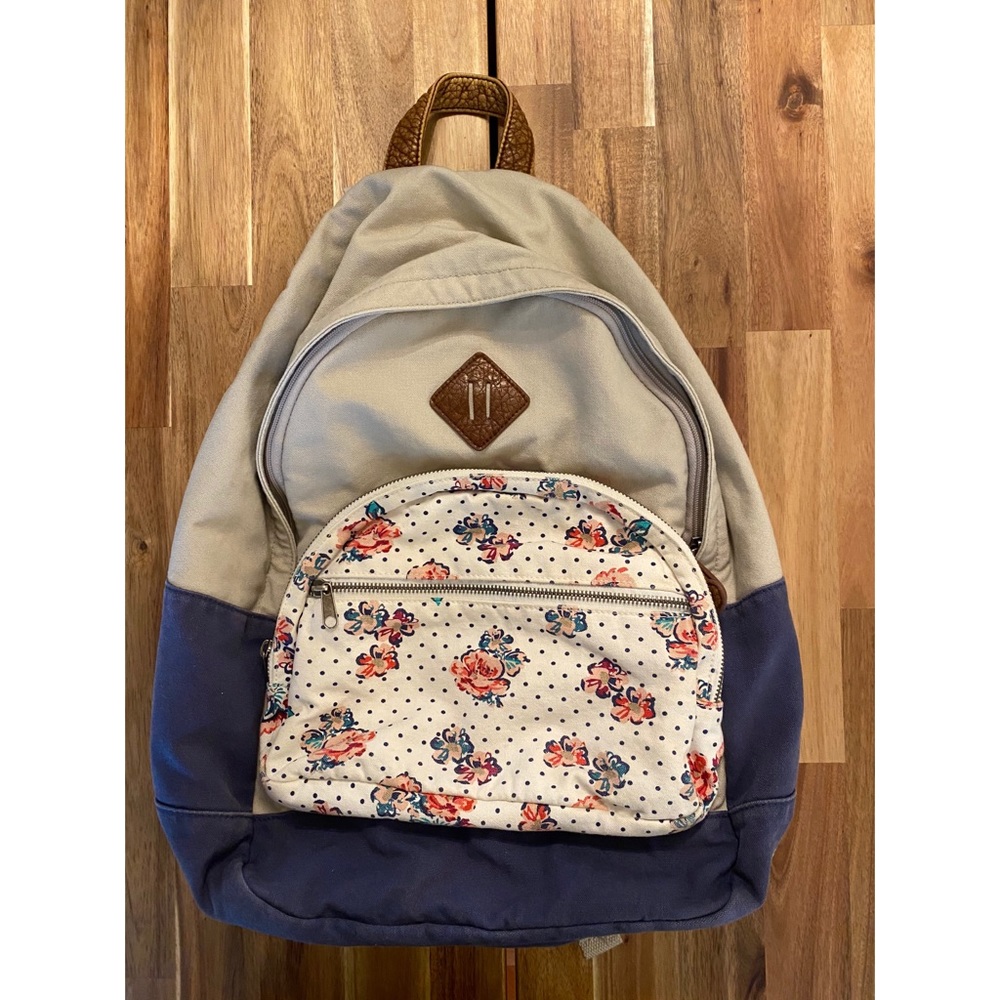 Floral Aeropostale colorful school backpack